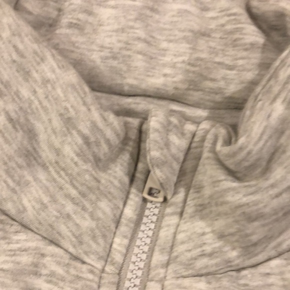 Three Dots Quilted Knit Jacket Heather Grey M - Picture 9 of 10